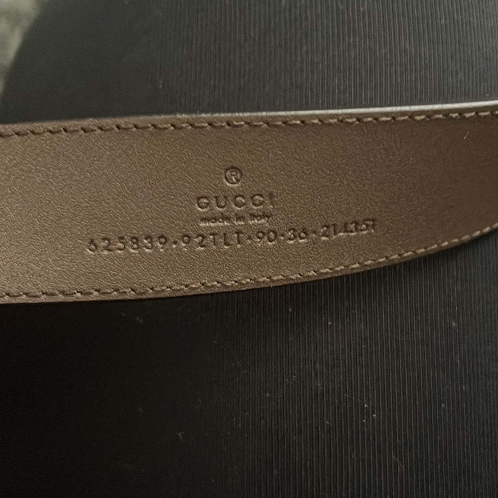 Women brown Gucci belt - Picture 3 of 7